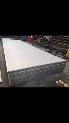 8M Checkered Stainless Steel Sheet Metallic Diamond Pattern Metal