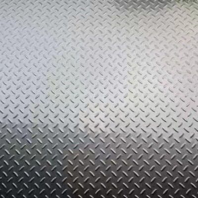 SS304L 4mm 5mm  Pattern Steel Plate Ornament Ss 304 Chequered Plate