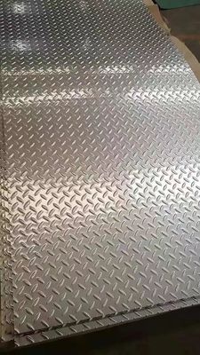 Exquisite Anti Corrosion Pattern Steel Plate Ss Chequered Plate 800mm